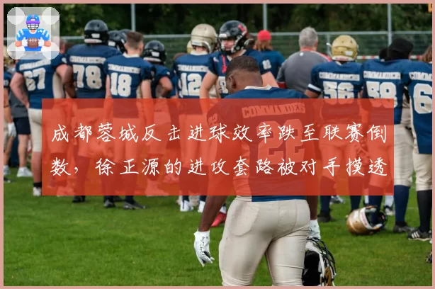 成都蓉城反击进球效率跌至联赛倒数，徐正源的进攻套路被对手摸透？